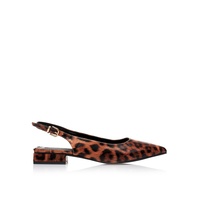 Γόβες mules animal print δερματίνη μυτερές